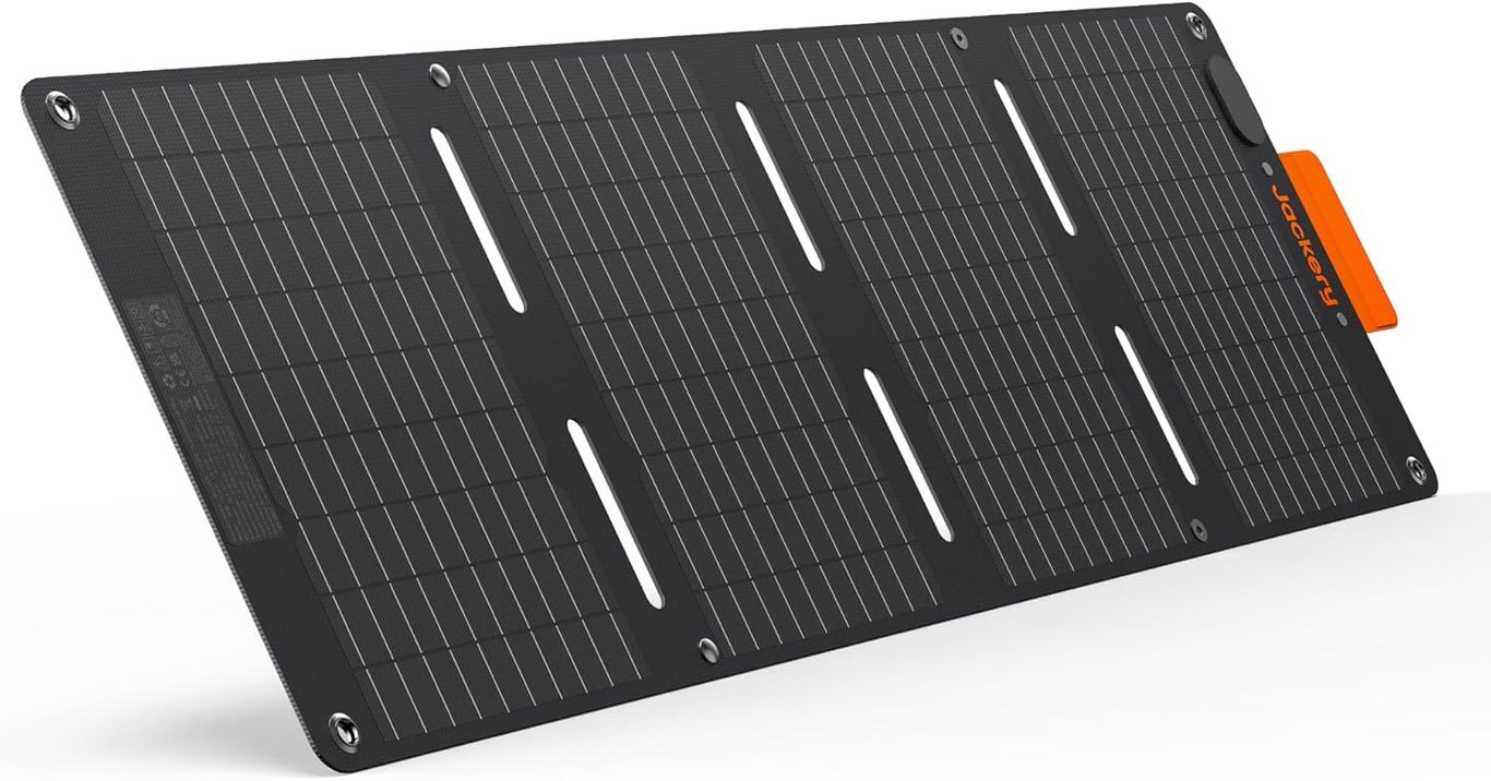 Mini Panel Solar Jackery Solarsaga 40w Portatil Ip68 Negro 30v 25v