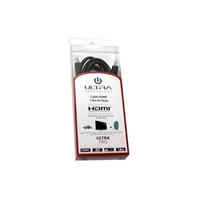ULTRA - Cable Hdmi 18 Mts Ultra Full Hd - Negro