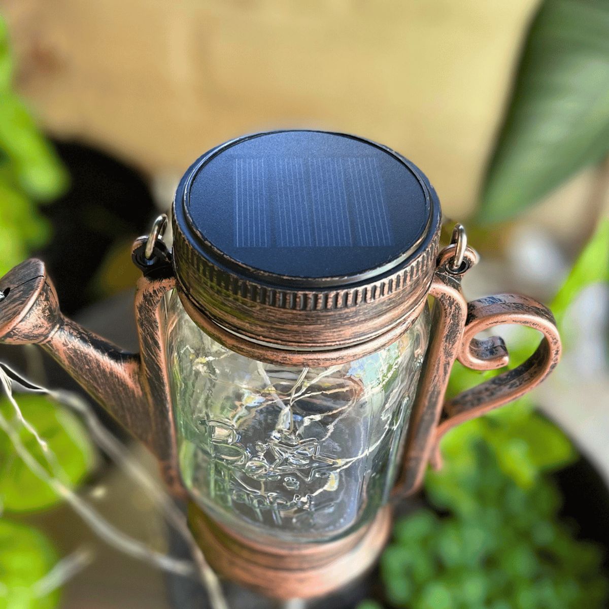 GENERICO - Tetera Estaca Solar - Luz Cálida IP65