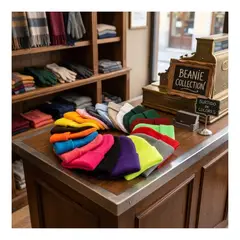 EKOL TACTICA MILITAR - Pack 12 Gorros Beanie Adultos Lana Térmicos Colores Surtidos