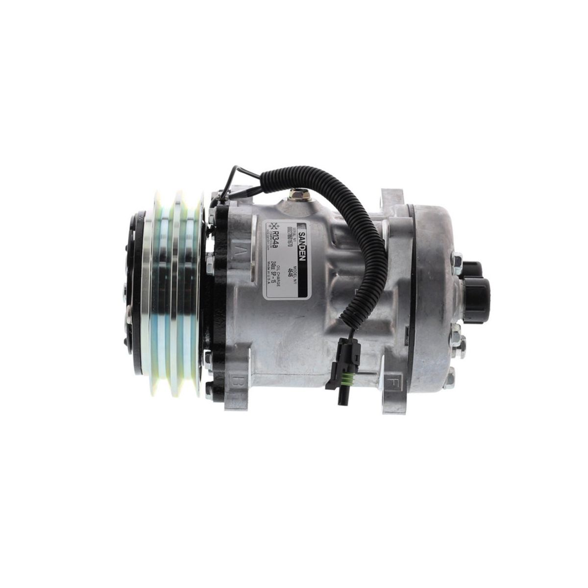 SANDEN - Compresor de Ac SD7H15 2A 12V 132MM TAPA MJ OE 4646 SANDEN.