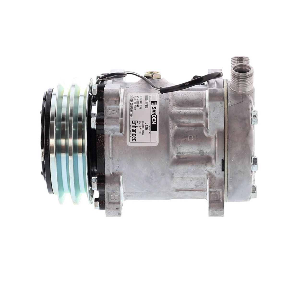 SANDEN - Compresor de Ac SD7H15 2A 12V 125MM TAPA JD OE U4779 SANDEN.