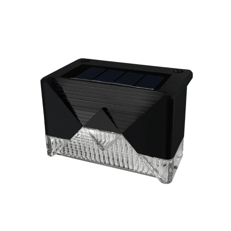 GENERICO - Luces de Escalera Solar - Luz Led Cálida 4 Unidades IP65