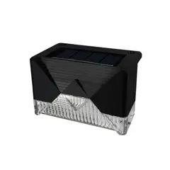 GENERICO - Luces de Escalera Solar - Luz Led Cálida 4 Unidades IP65