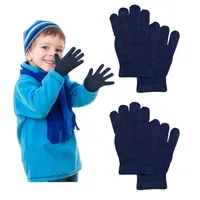 Guantes De Lana Largos Para Niños Niñas Escolar Invierno