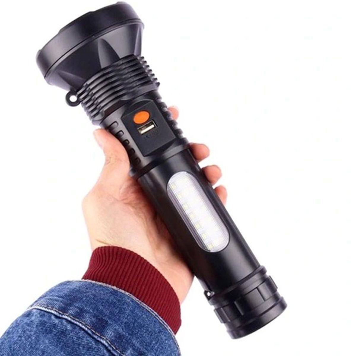 GENERICO - Linterna Led Con Audio Usb