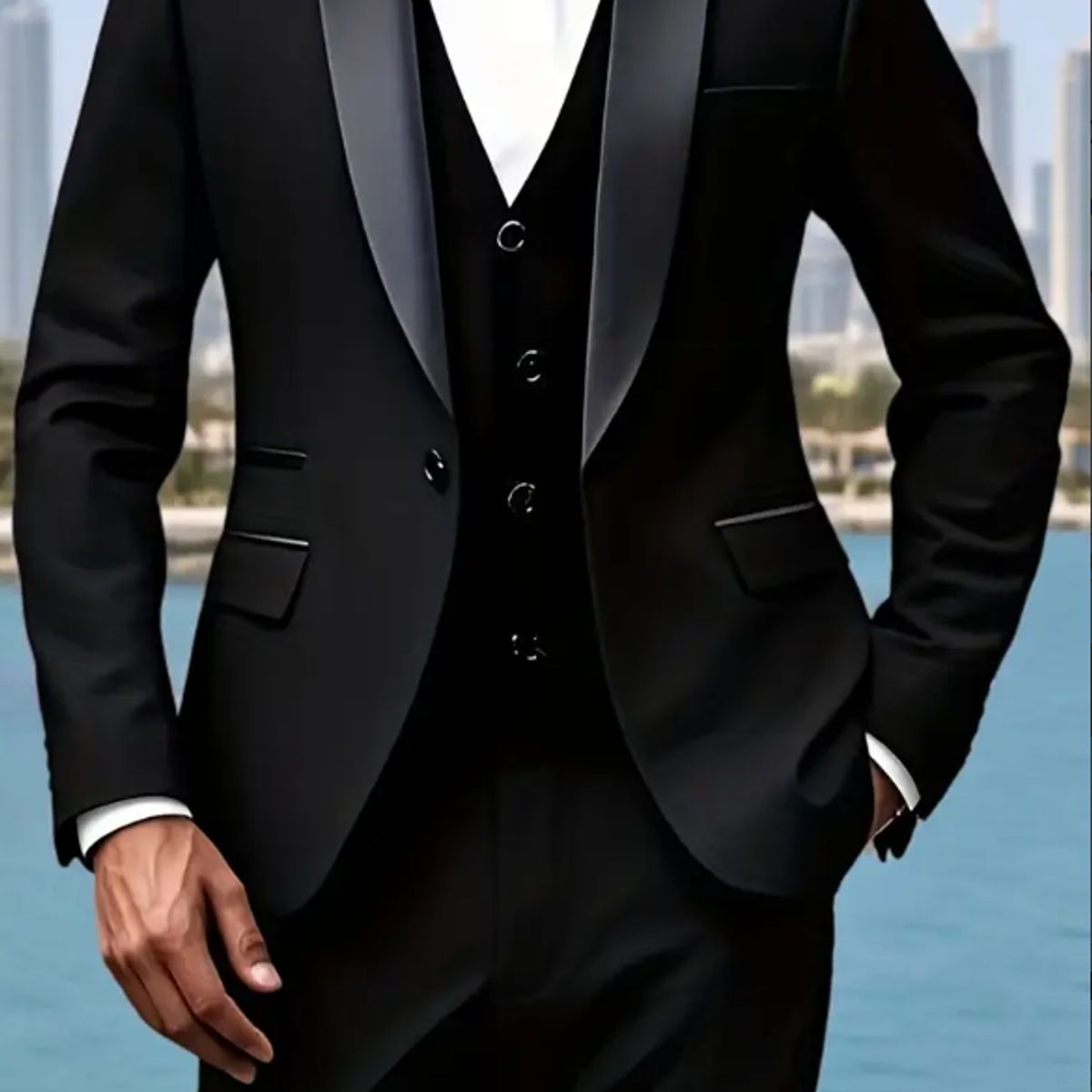 XPRESS RECHARGE - Trajes de boda  de tres piezas para hombre