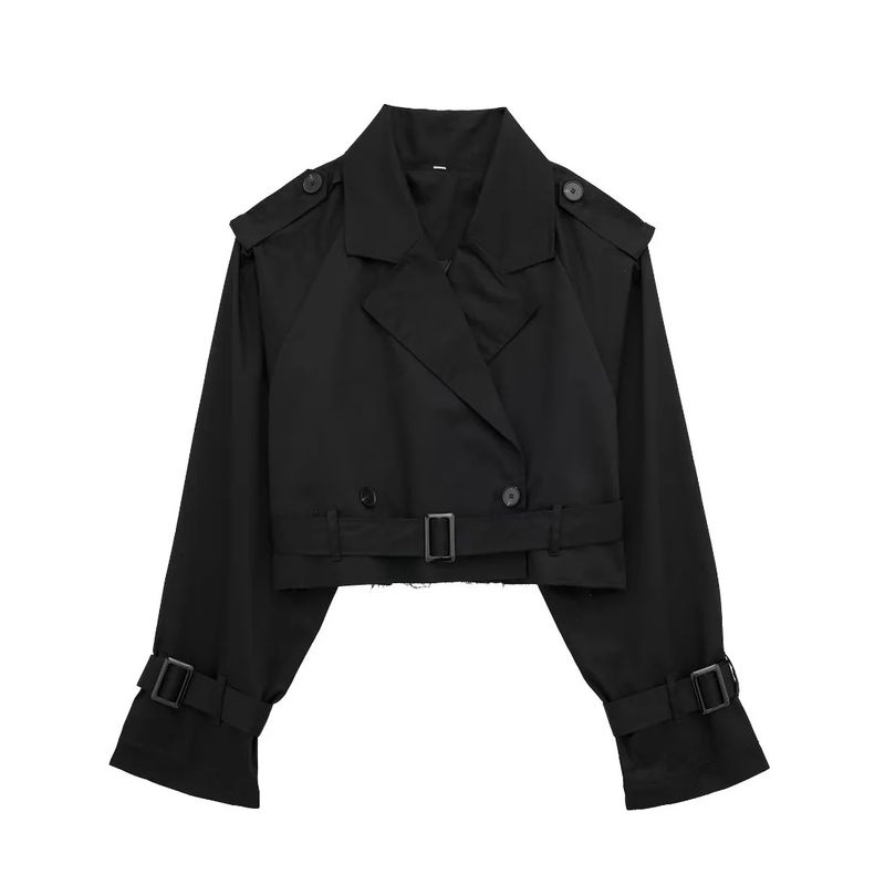 BLWOENS - Chaqueta corta para mujer -Negro
