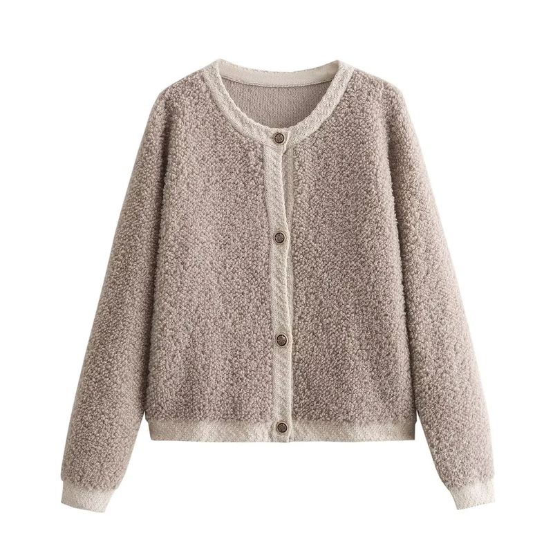 BLWOENS - Chaleco con botones para mujer -Beige