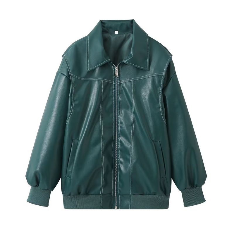 BLWOENS - Chaqueta sin gorro para mujer -Verde