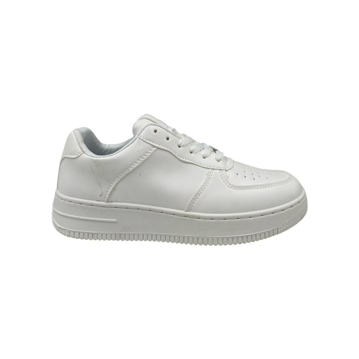 HERIEL - Zapatilla Blanca Urbana Mujer