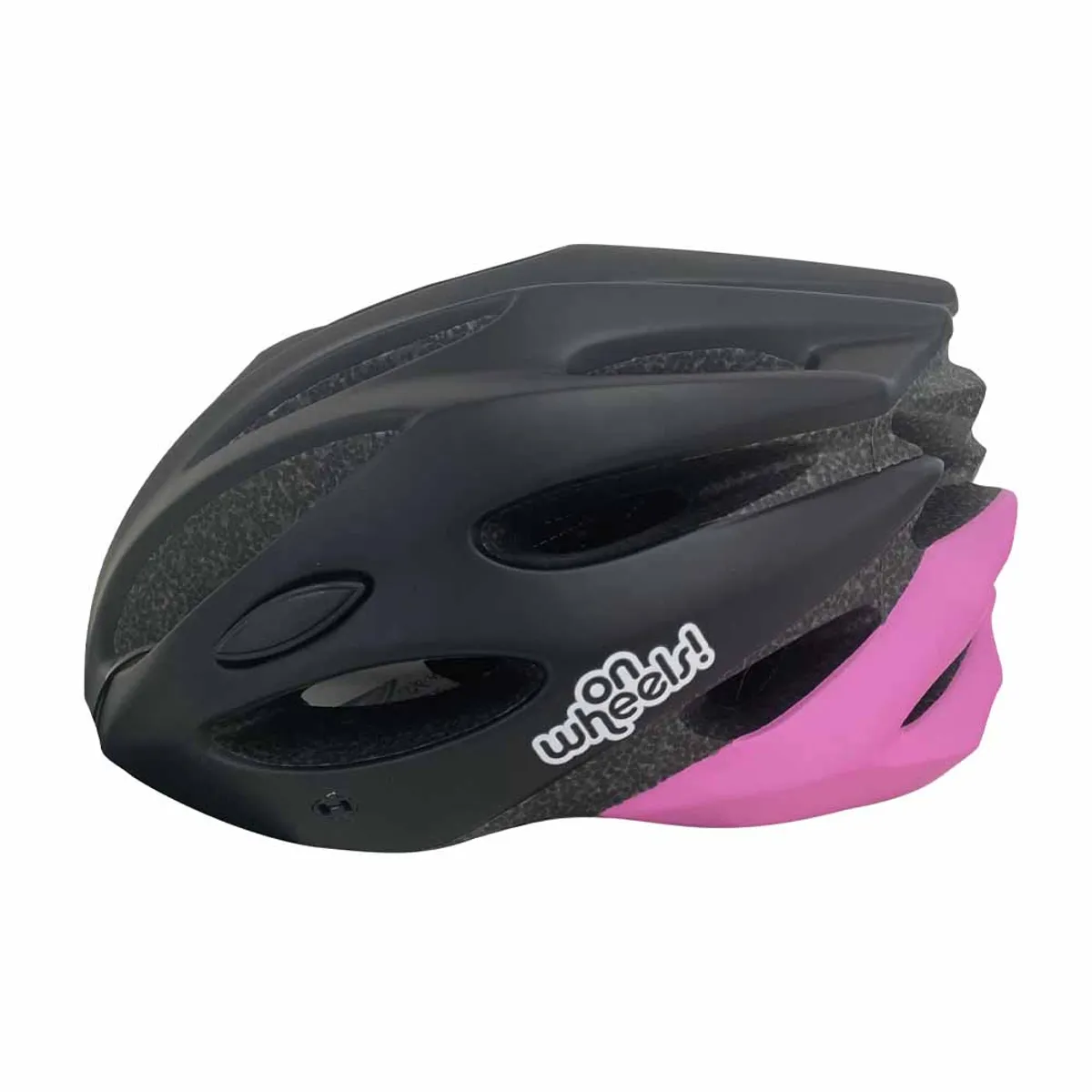 ONWHEELS - CASCO SPORT ONWHEELS NEGRO ROSADO M (55-58CM)