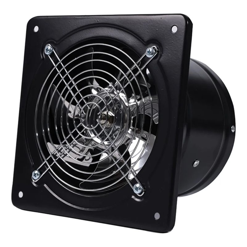 MUNDO MAGIA - Extractor De Aire Industrial 14 Pulgadas 550w Color Negro