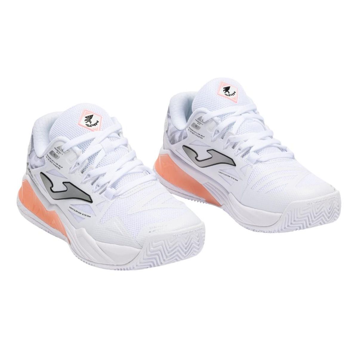 JOMA - Zapatilla Pádel Mujer Spin 25 Blanco Joma