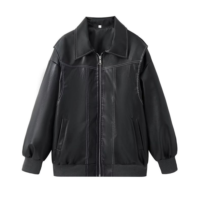 BLWOENS - Chaqueta sin gorro para mujer -Negro.