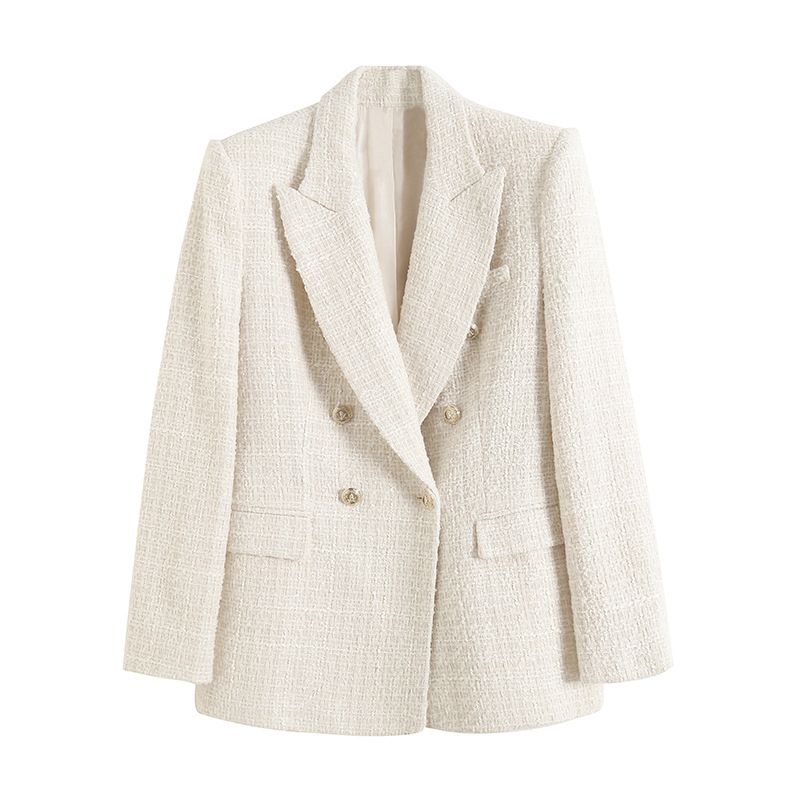 BLWOENS - Chaqueta formal para mujer -Blanco
