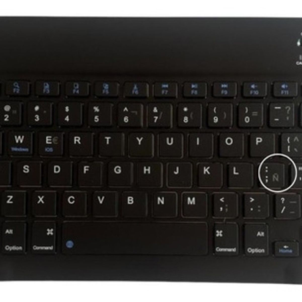 GENERICO - Funda Con Teclado Negro Para Tablet Lenovo K11 11 Español TB-330XU