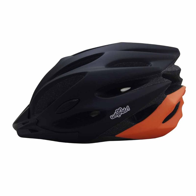 ONWHEELS - CASCO SPORT ONWHEELS NEGRO NARANJO L (58-60CM)
