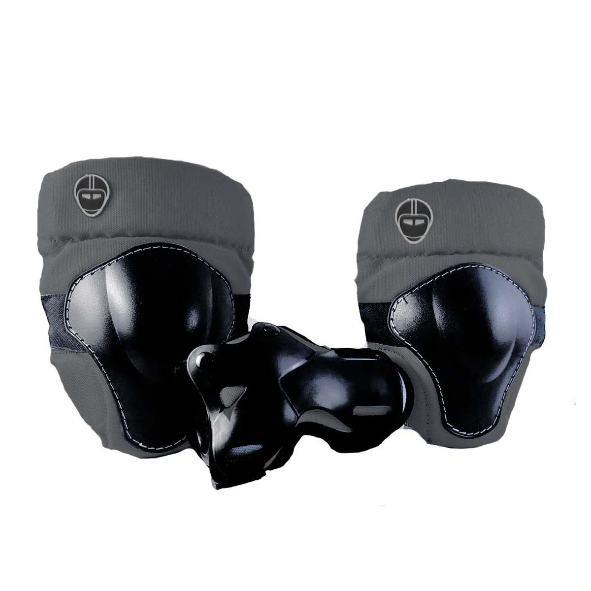 NUTCASE - Set De 3 Protecciones Multisport Nutcase - Charcoal  +8 Años