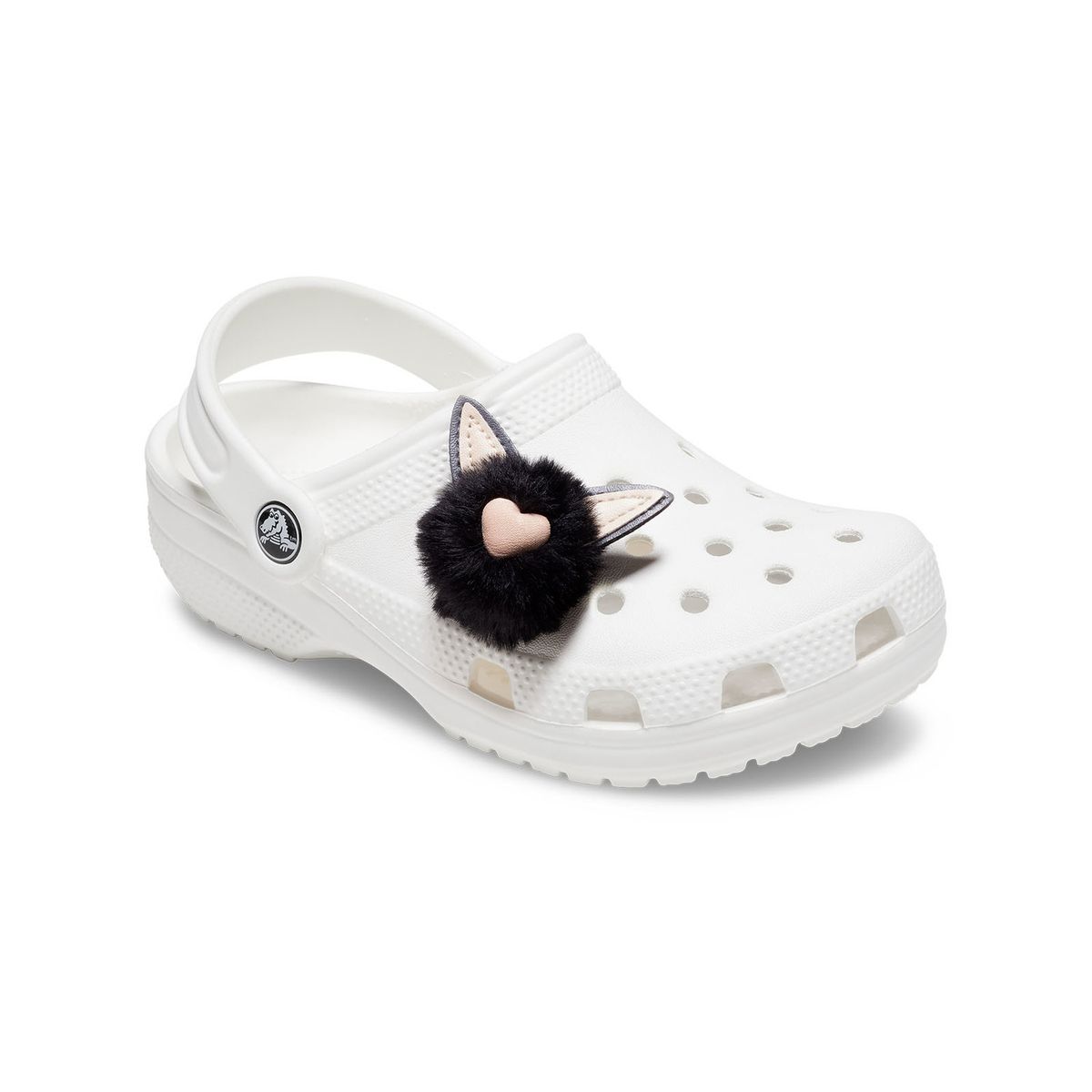 CROCS - Jibbitz Gato bola de hojaldre negro Negro CROCS