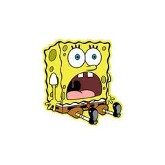 CROCS - Jibbitz Bob Esponja En Shock Amarillo