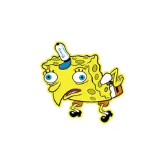 CROCS - Jibbitz Bob Esponja Curioso Amarillo