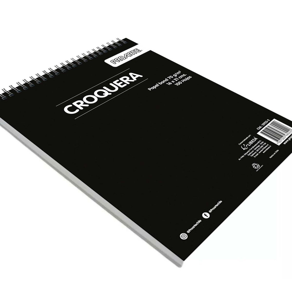 PROARTE - Croquera Proarte 16X21cm 100hjs
