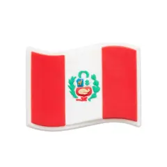 CROCS - Jibbitz Bandera De Perú Blanco