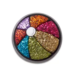 CROCS - Jibbitz Pelota Colores Glitter Multicolor