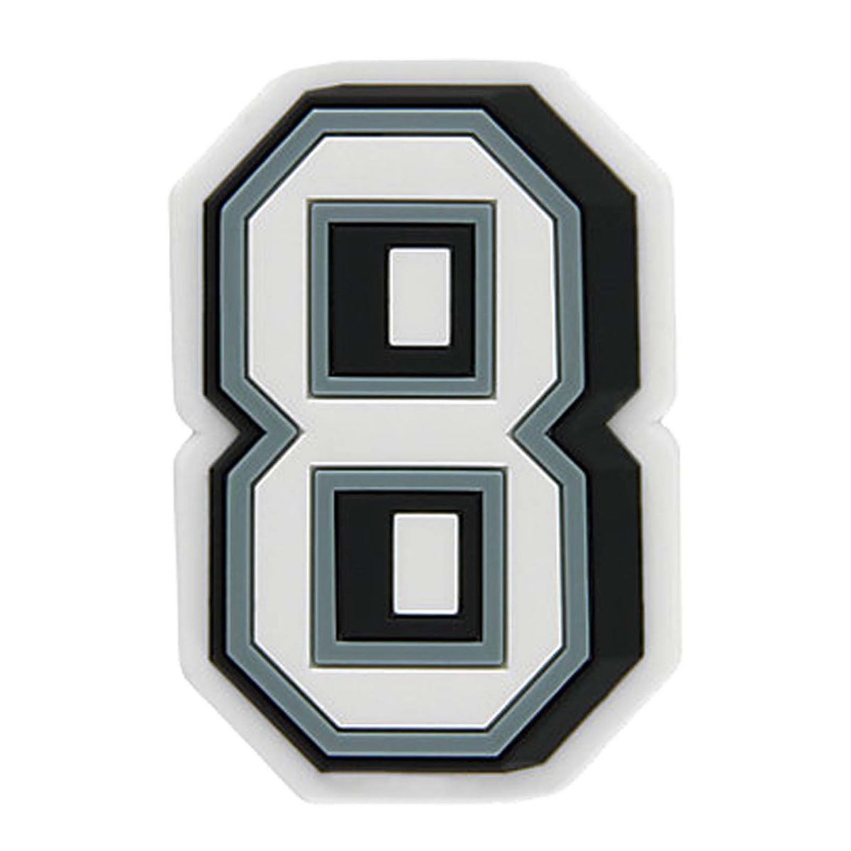 CROCS - Jibbitz Número 8 Blanco CROCS