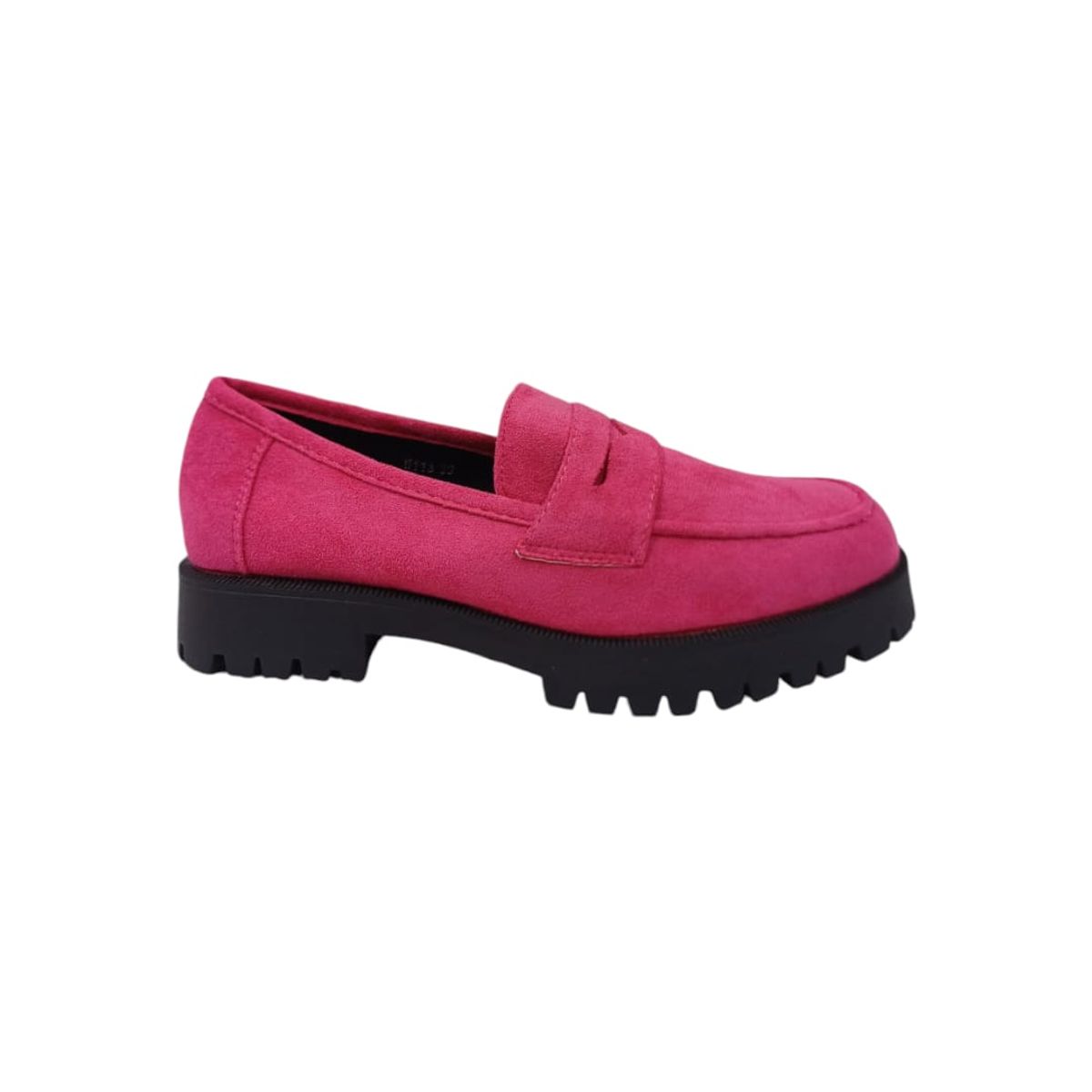 HERIEL - Mocasín Fucsia Gamuza Mujer.