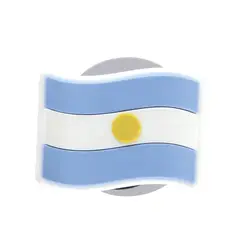 CROCS - Jibbitz Bandera Argentina Blanco