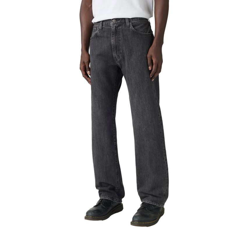 LEVIS - Jeans Hombre 555 Relaxed Straight Negro Levis