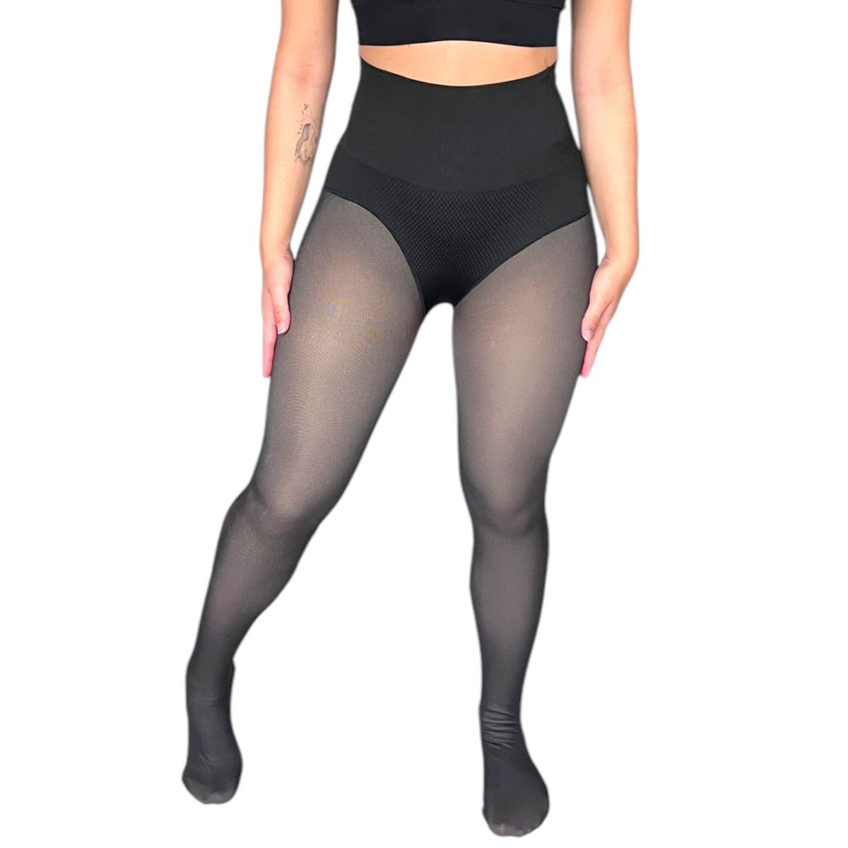 ARRAKASTA - Panty efecto piel con efecto faja y push up