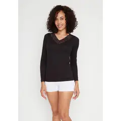 KAYSER - Camiseta super soft 4037-NEG - Negro