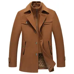 BLWOENS - Chaqueta de moda para hombres - Café