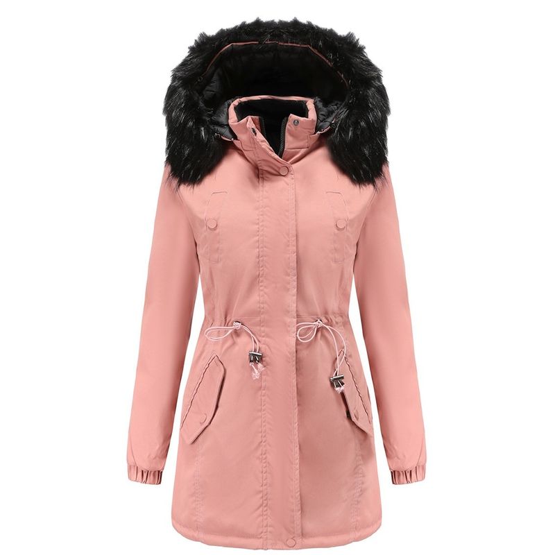 BLWOENS - Chaqueta térmica de doble cara para mujeres - Rosa