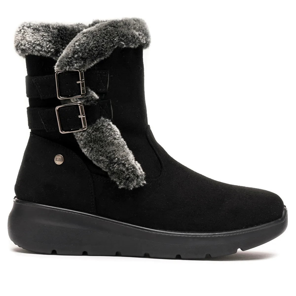 CHINITOWN - Botín Casual Mujer Negro Juniper Chinitown