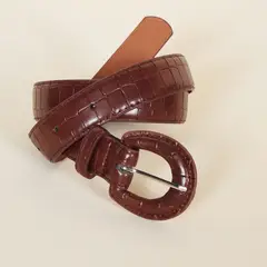 WADOS - CINTURON ECOCUERO CON HEBILLA FORRADA