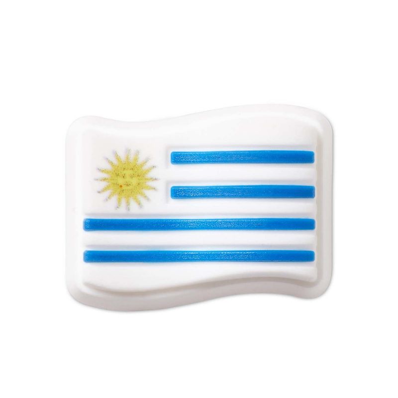 CROCS - Jibbitz Bandera Uruguay Blanco CROCS