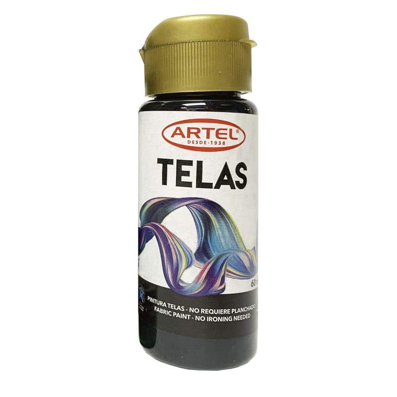 ARTEL - Pintura Para Tela Artel 60ml - Negro