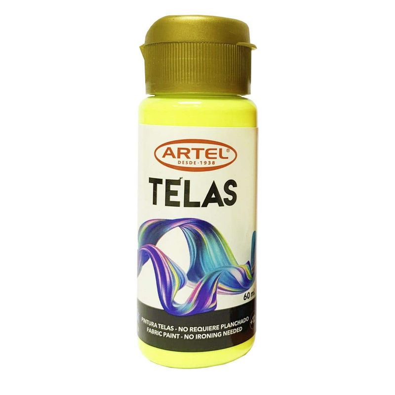ARTEL - Pintura Para Tela Artel 60ml - Neón Amarillo