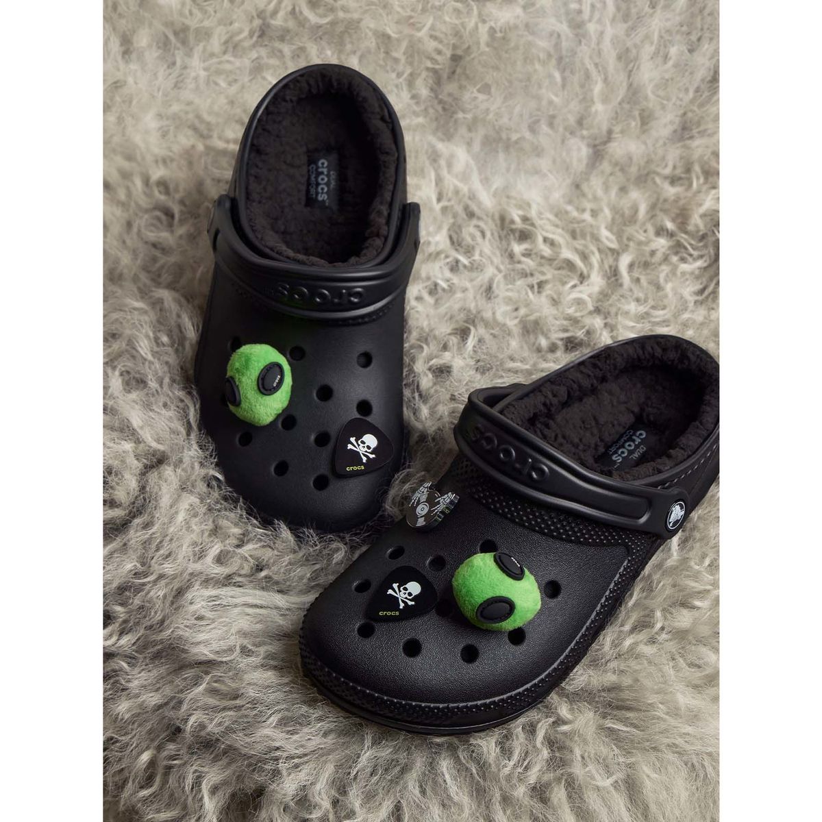 CROCS - Zueco Crocs Unisex Classic Lined Clog Negro CROCS