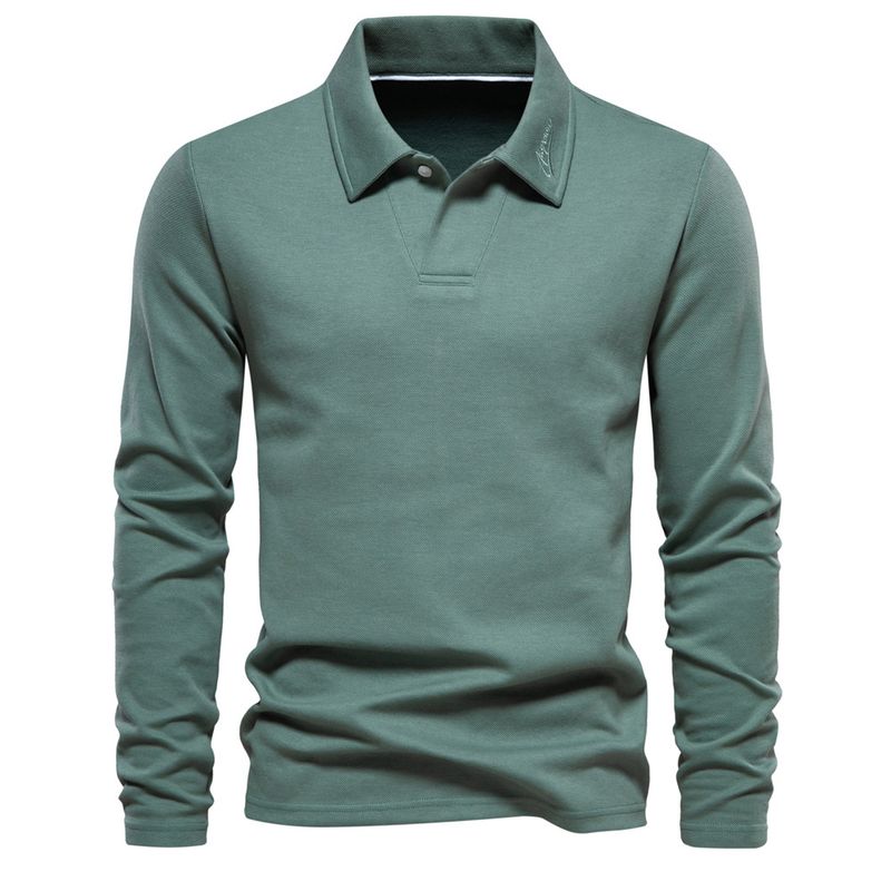 BLWOENS - Polerón cerrado manga larga para Hombre - Verde.