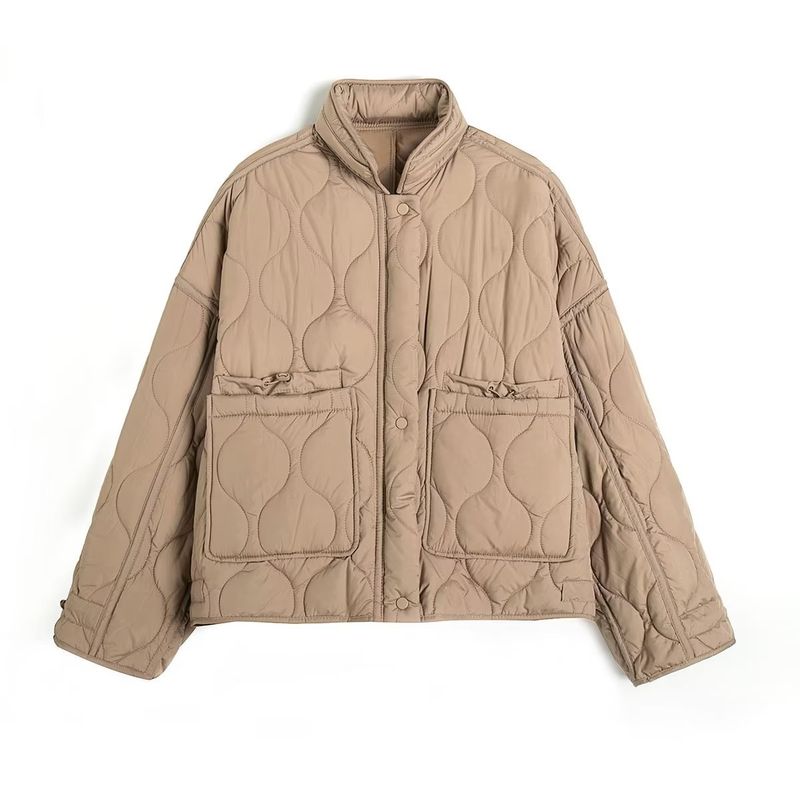 BLWOENS - Chaqueta con bolsillos para mujer - Beige.