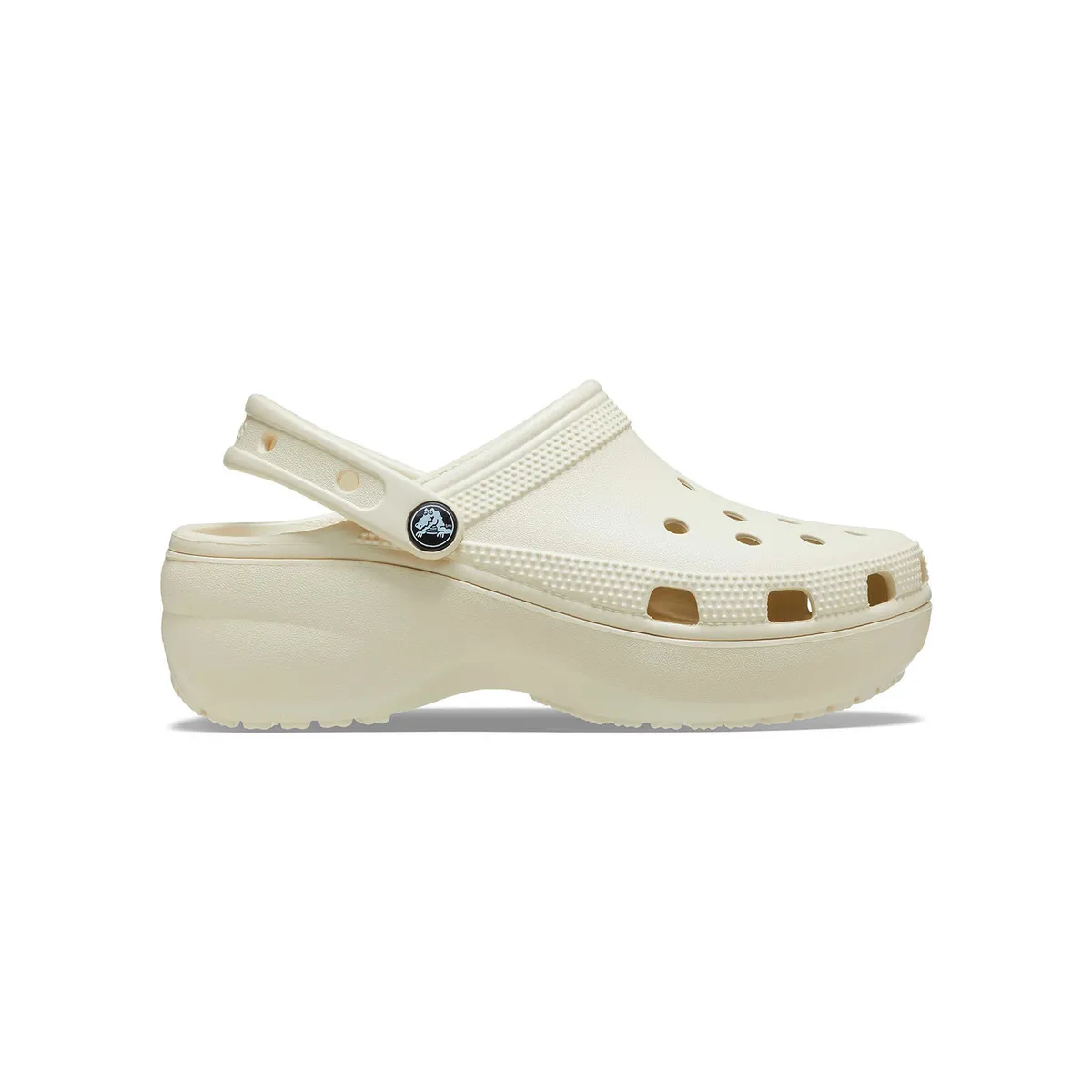 CROCS - Zueco Crocs Mujer Classic Plataforma Clog W Beige CROCS