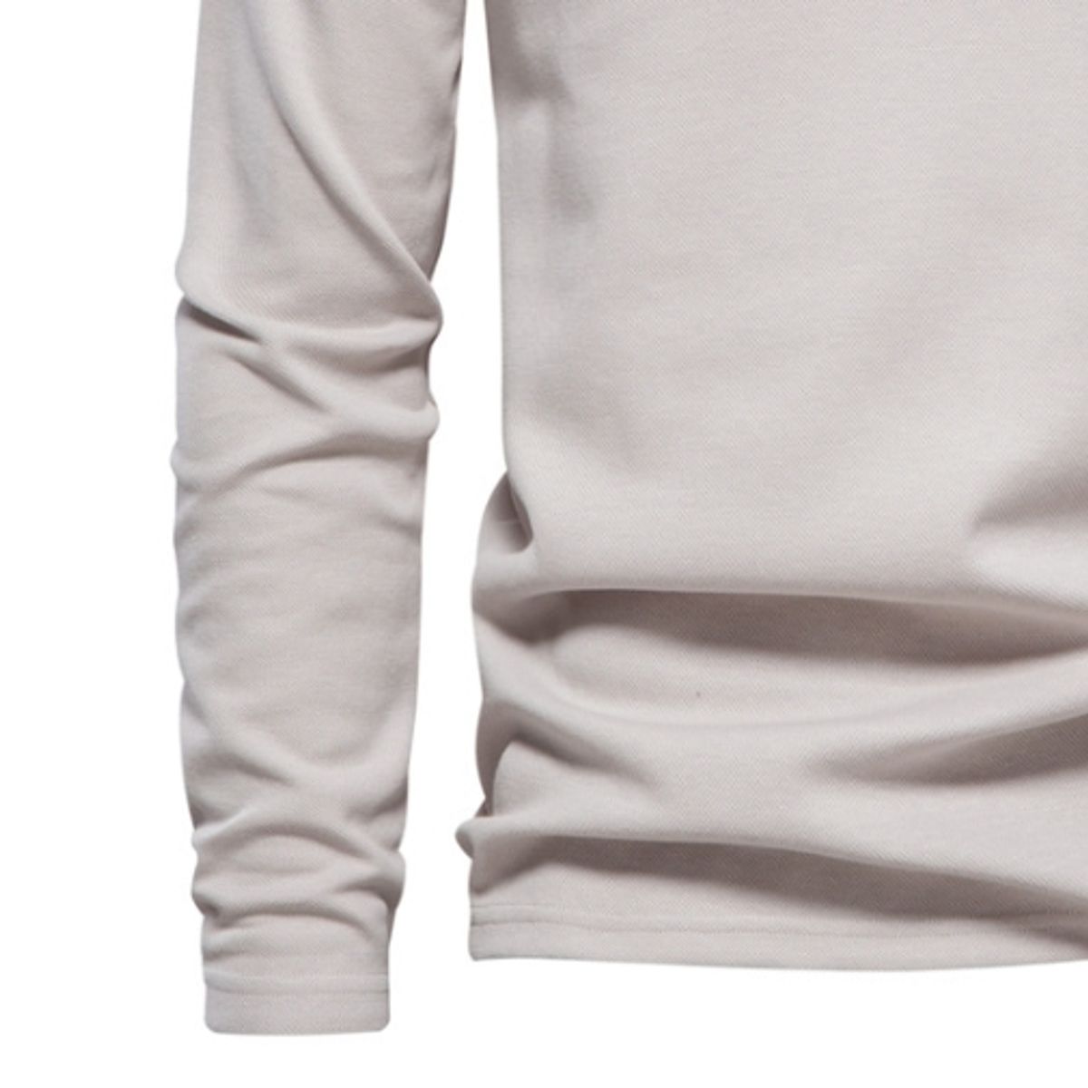 BLWOENS - Polerón cerrado manga larga para Hombre - Beige.---