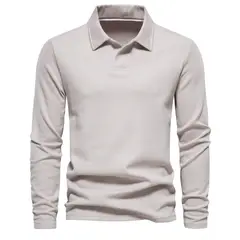 BLWOENS - Polerón cerrado manga larga para Hombre - Beige