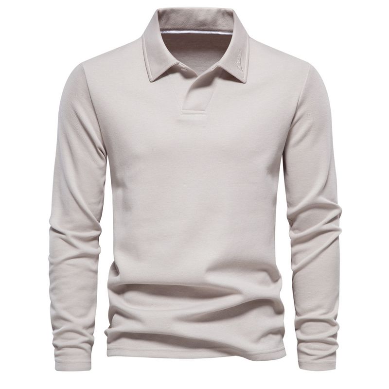 BLWOENS - Polerón cerrado manga larga para Hombre - Beige
