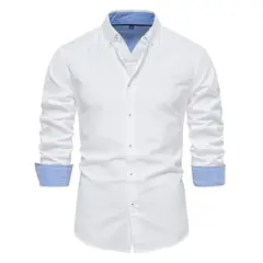 BLWOENS - Polerón con botones para Hombre - Blanco.